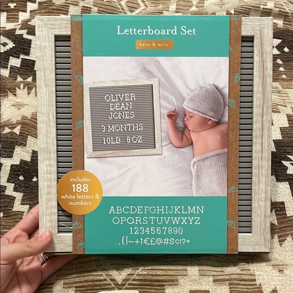 Letterboard Set with White Letters